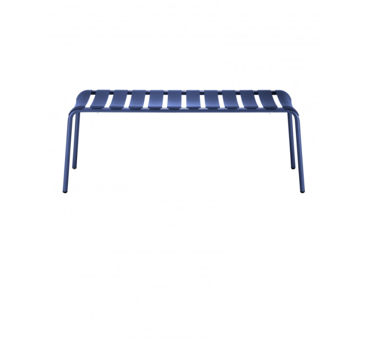 Вулична алюмінієва лавка Stecca 8 Dark Blue1